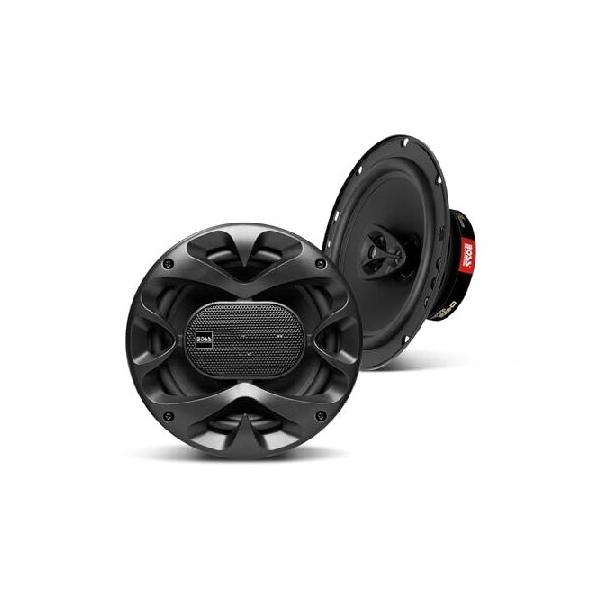BOSS Audio Systems CH6530B Chaos 6.5 inch Car Speakers (2pc) - 300 Watts Max (per pair), Coaxial, 3 Way, Full Range, 4 Ohms (Black)