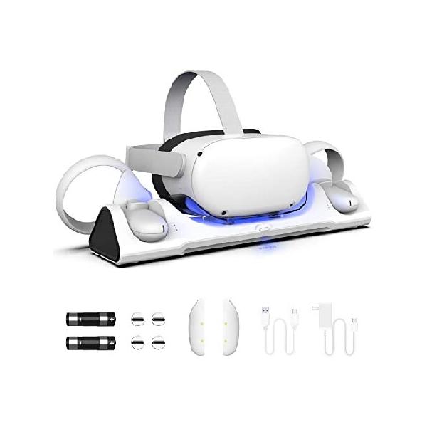 【回さん専用】 quest 2 ストラップ、充電ドック付き 並行輸入品】 ZYBER Meta Quest 2用充電ドック VR 充電スタンド Oculus
