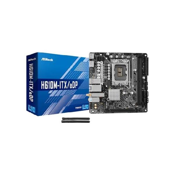 並行輸入品】 ASRock H610M-ITX/eDP Mini-ITX マザーボード、Intel 14