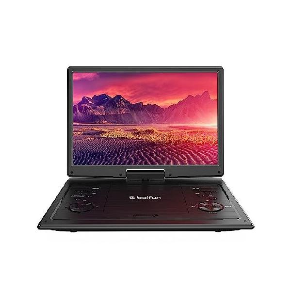 並行輸入品】 BOIFUN 15.7インチ ポータブルDVDプレーヤー 14.1