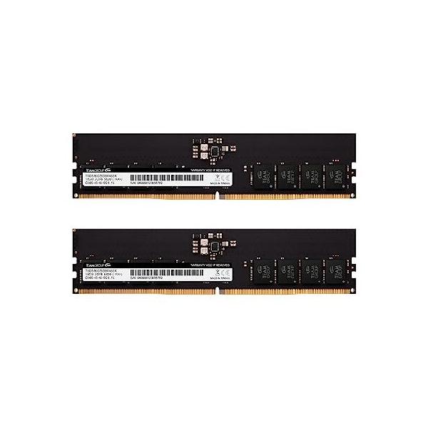メモリー TEAMGROUP Elite DDR5 32GB(2x16GB)5600MHz ELITE PLUS DDR5 DESKTOP MEMORY BLACK 32GB(2x16GB) 5600MHz CL46