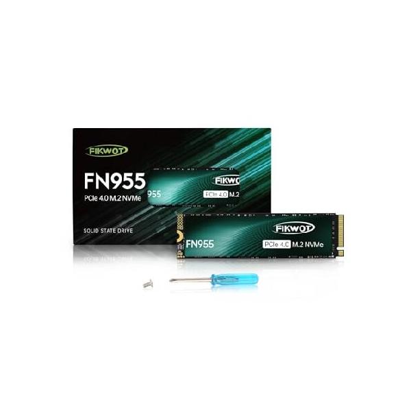 並行輸入品】 Fikwot FN955 1TB NVMe SSD M.2 2280 PCIe Gen4x4, Up to