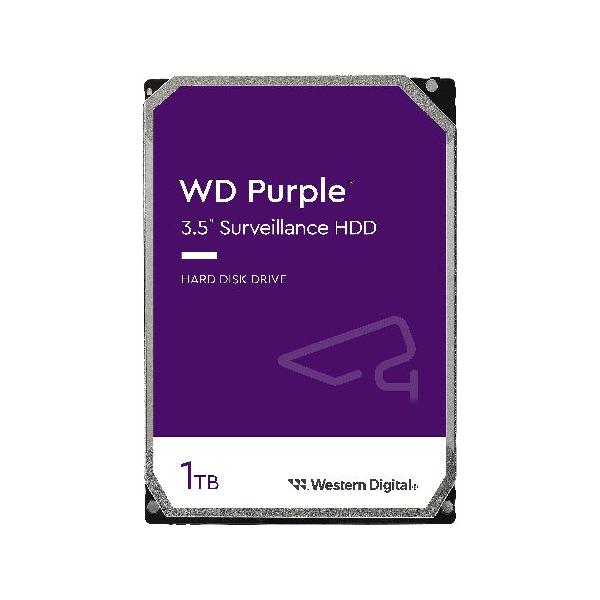 Western Digital 1TB WD Purple Surveillance Hard Drive, 3.5" Internal Hard Drive HDD, 64MB Cache, CMR - WD11PURZ