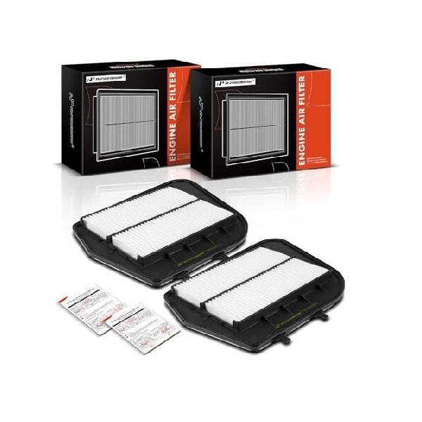 【並行輸入品】 A-Premium エンジンエアフィルター 2個 キャデラック CTS 2003 2004 2005 2006 2007 2.8L 3.2L 3