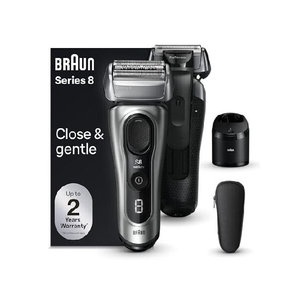 並行輸入品】 Braun Series 8 8567cc Electric Razor for Men, 4+1
