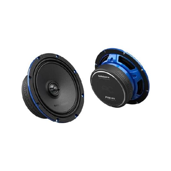 AudioControl - PNW Series 6.5” High-Fidelity Coaxial Speakers (Pair) - Black/Blue