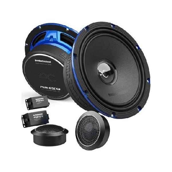 AudioControl - PNW Series 6.5” High-Fidelity Component Speakers (Pair) - Black/Blue