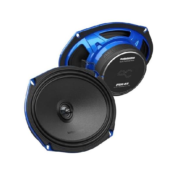 AudioControl - PNW Series 6" x 9” High-Fidelity Coaxial Speakers (Pair) - Black/Blue