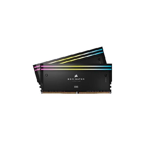 並行輸入品】 CORSAIR Dominator Titanium RGB DDR5 RAM 32GB (2x16GB