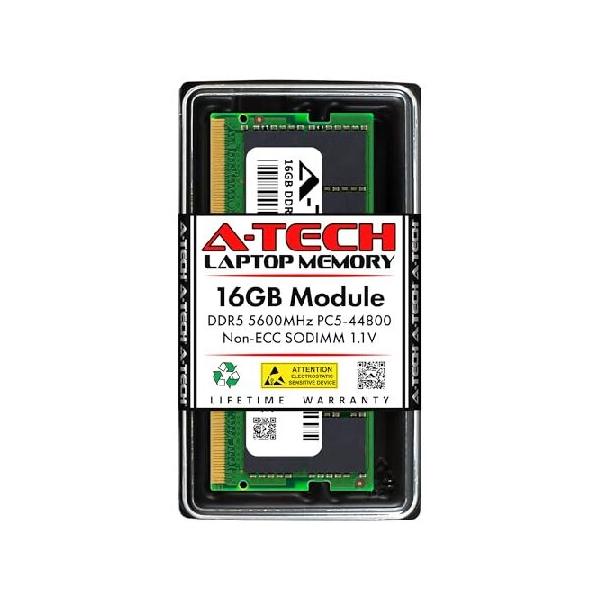 並行輸入品】 A-Tech 16GB DDR5 5600MHz PC5-44800 CL46 SODIMM 1.1V