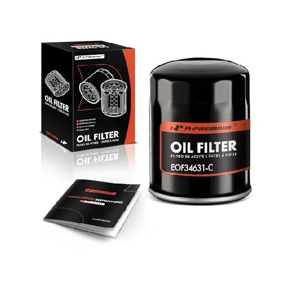 【並行輸入品】 A-Premium 10K Miles Protection Spin On Oil Filter Compatible with Ford F-600, F-700, F-800 ＆ Chevy Impala, Suburban, Tahoe ＆ GMC Yuko