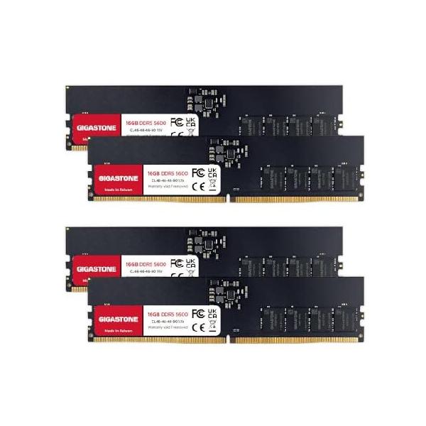 DDR5 メモリー PC-44800 CL46 32GB×2 64GB DDR5 メモリー PC-44800 CL46 32GB×2 64GB Crucial 64GB (2 x 32GB