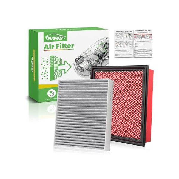 【並行輸入品】 RVgolf エンジン+キャビンエアフィルター フォードエクスペディション2018-2025、F-150 2015-2025、リンカーンナビゲー