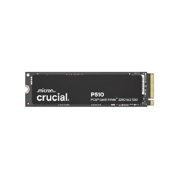 並行輸入品】 Crucial P510 2TB Gen5 NVMe SSD 最大10,000MB/秒 PCIe