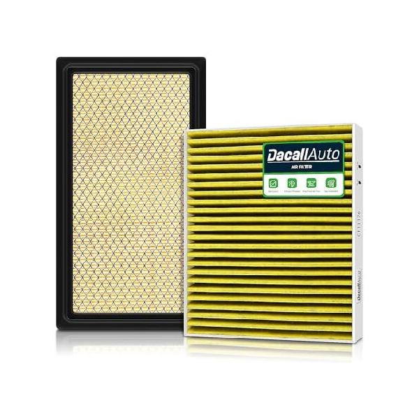 【並行輸入品】 Dacall エンジン＆キャビンエアフィルターセット フォードエクスプローラー(2011-2019)、フレックス(2010-2019)、警察イン