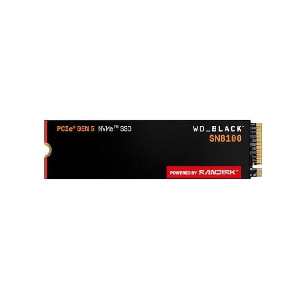 【並行輸入品】 WD_BLACK 4TB SN8100 NVMe SSD 内蔵ソリッドステートドライブ - Gen 5 PCIe 5.0x4、M.2 2280、Seq.読み取り速度最大14,900MB/秒、AIアプリケーシ