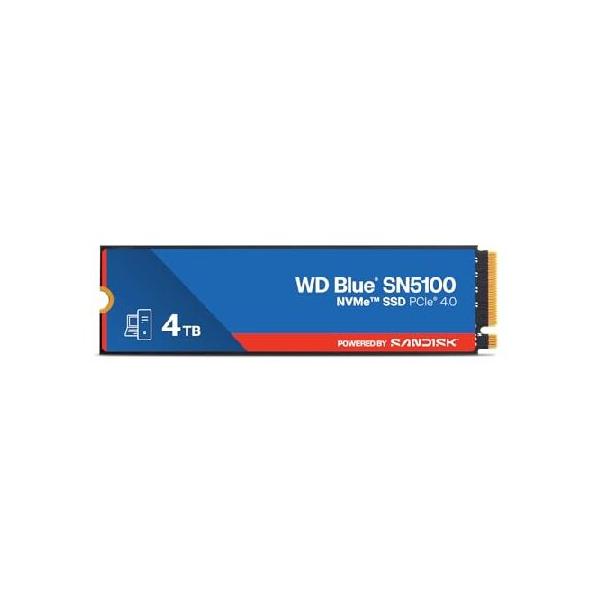 並行輸入品】 WD Blue 4TB SN5100 NVMe SSD - M.2 2280 PCIe Gen 4.0