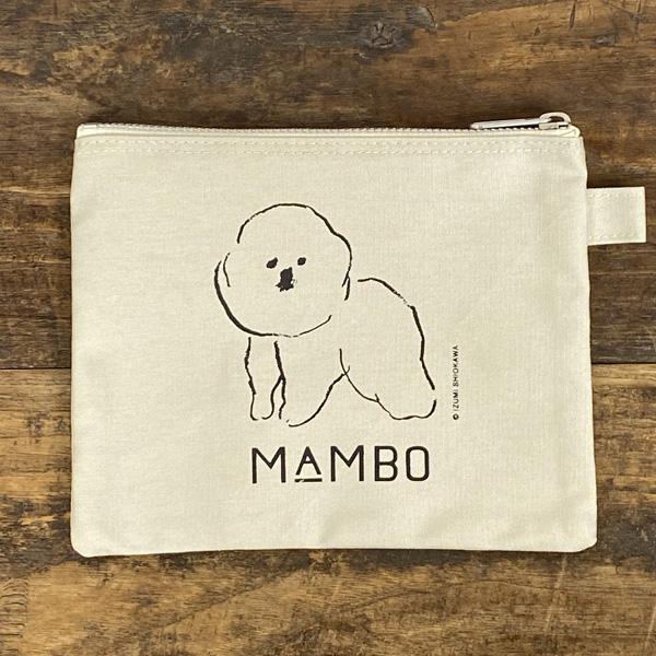 Claska クラスカ Do ドー Mambo マンボ ポーチ ビション フリーゼ 小物入れ 大人可愛い 化粧ポーチ 犬 雑貨 グッズ おしゃれ かわいい Claska Pouch 003 オリーブアベニュー 通販 Yahoo ショッピング