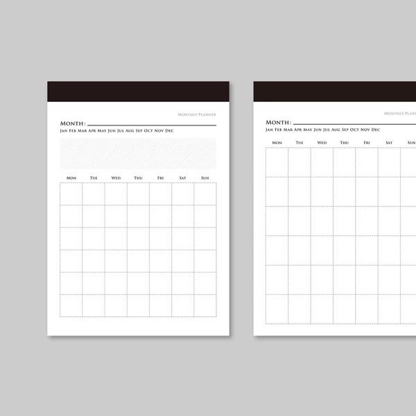 1枚ずつミシン目で切り取って、必要な時だけ使えるメモです。シフトを書いたり、献立を書いたり、専用カレンダーとして気軽にお使いいただけます。カレンダーにタイトルや今月の目標、TO DOなど自由に書き込める欄があるタイプと、無いタイプの2種類か...