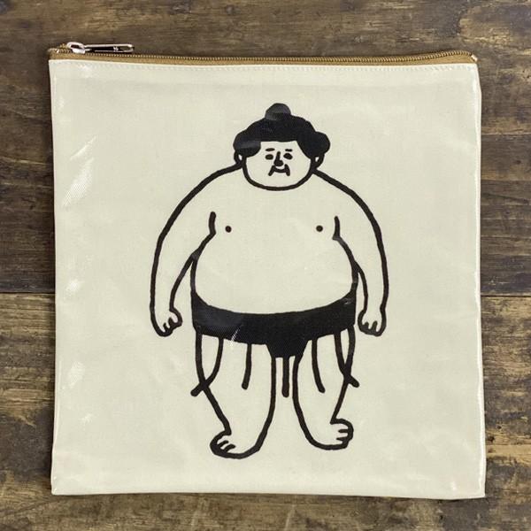 西東 おはぎやまフラットポーチ きをつけ 小物入れ 可愛い 相撲 グッズ おしゃれ かわいい おもしろ雑貨 レトロ雑貨 プレゼント 女性 誕生日 Lifez848 オリーブアベニュー 通販 Yahoo ショッピング