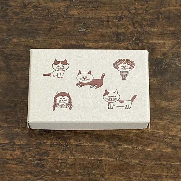 柴田ケイコ×水縞 自在ハンコ 図案セット カツラねこ クリアスタンプ かわいい 猫グッズ 雑貨 ネコ ねこ 猫柄 おしゃれ 手帳 アクリル 可愛い おもしろ 新作