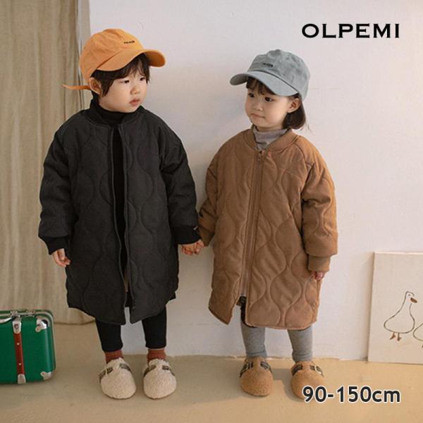 波型のキルトラインがトレンドライクな中綿アウター。しっかり長めな丈感で寒い日も安心♪ノーカラーデザインなのでハイネックやフード付きトップスとの相性もバツグンです☆【商品名 /商品番号】ノーカラーキルティングアウター / O061【サイズ】9...