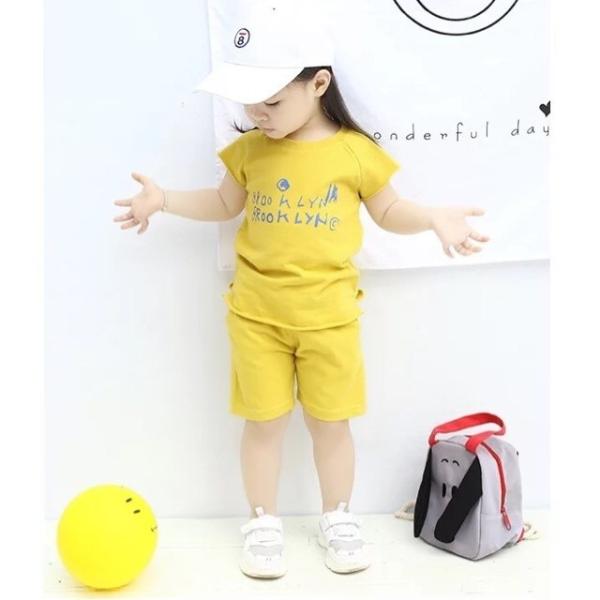 カラートーン&amp;Brooklynのロゴが印象的なセットアップ。高デザイン&amp;シンプルなデザインがリラックススタイルに◎