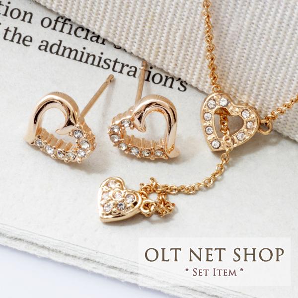ネックレス ピアス セット / ハート / レディース 18金 18K czダイヤ ピンクゴールド K18GP :set-275:オルトネットショップ - 通販 - Yahoo!ショッピング ネックレス ピアス セット / ハート / レディース 18金 18K czダイヤ ピンクゴールド K18GP :set-275:オルトネットショップ - 通販 - Yahoo!ショッピング