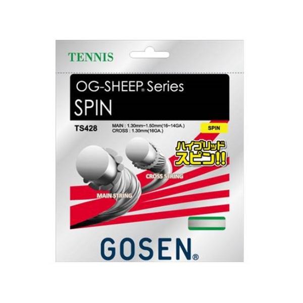 ゴーセン GOSEN オージーシープスピン ナチュラル 硬式テニスガット TS428NA-NA(ナチュラル) :242-TS428NA-NA:オオミヤ  スポーツ 通販 