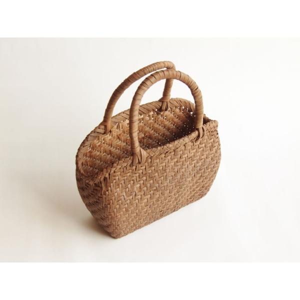 純国産 籠作家悠帆さん作 山葡萄かごバッグ 網代編み シェル型 Buyee Servis Zakupok Tretim Licom Buyee Pokupajte V Yaponii