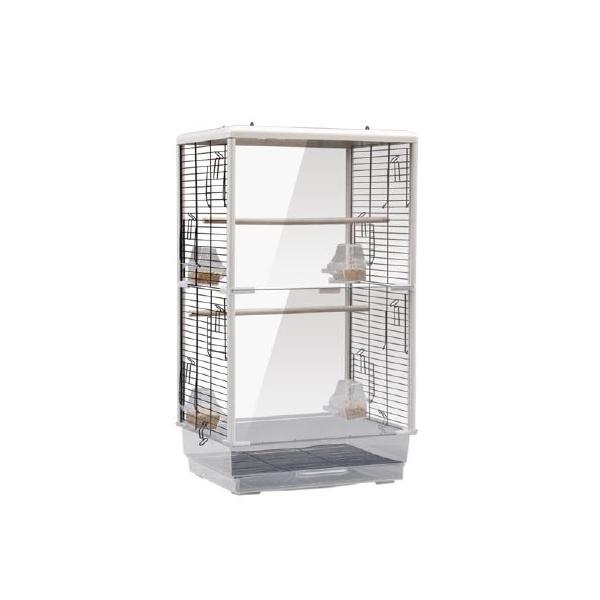 両面クリアタイプ◇金網窓 大型鳥かご（ゲージ ケージ バードゲージ 鳥