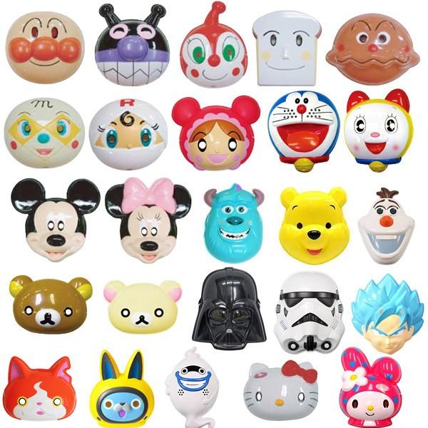 縁日用品・キャラクターお面 24枚(2枚×12種)セット 柄指定不可