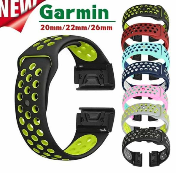 Garmin 対応 バンド ソフトシリコン交換用腕時計バンドストラップ 耐久性  Fenix5X Plus/Fenix3 HR/MK1/D2 Charlie/Fenix5 plus/935/S60/fenix5s/fenix5s plus