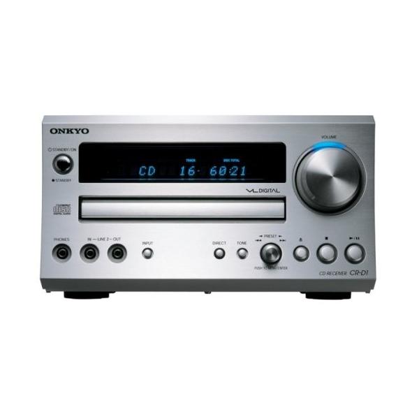 ONKYO CD/FMチューナーアンプ 60W+60W シルバー CR-D1(S