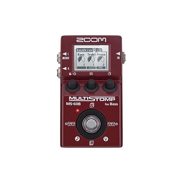 MULTI STOMP MS60B ベースマルチストンプ　箱・付属品アリ ZOOM / MS-60B MultiStomp Bass Pedal -純正ACアダプター付