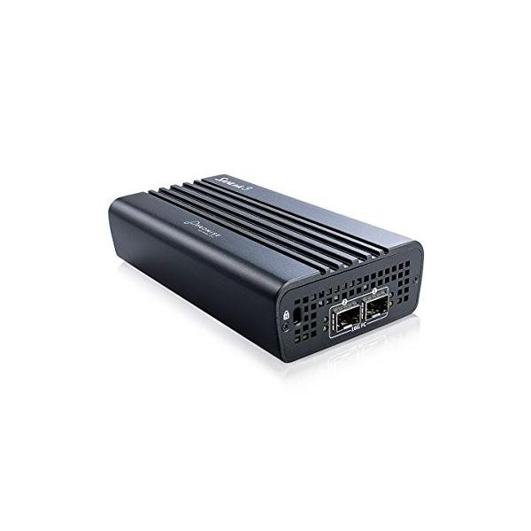 PROMISE SANLINK3 F2. TWO THUNDERBOLT 3 TO 16GBIT/S FIBRE CHANNEL A