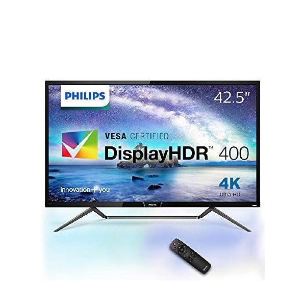 【中古美品】PHILIPS モニター 436M6VBRAB/11 PHILIPS モニター ディスプレイ 436M6VBRAB/11 (42.5インチ