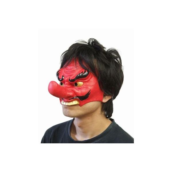 天狗 お面 半面マスク ゴム コスプレ 仮装 節分 鬼 てんぐ お面 顔 Tengu お祭りコム 通販 Yahoo ショッピング