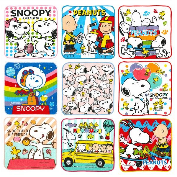 スヌーピーカラフルミニタオル 24個セット 景品 子供 縁日 お祭り 夏