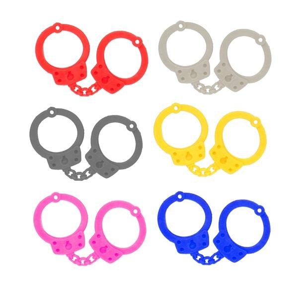 【商品名】ぷにぷにTPR手錠【30個セット】【商品サイズ】本体サイズ：約H30×W90×D6mm【色】6種アソート。色・柄の指定は出来ません。【注意事項】こちらの商品は業務用商材の為、不良品が出たとしても返品・交換・返金は一切出来ません。