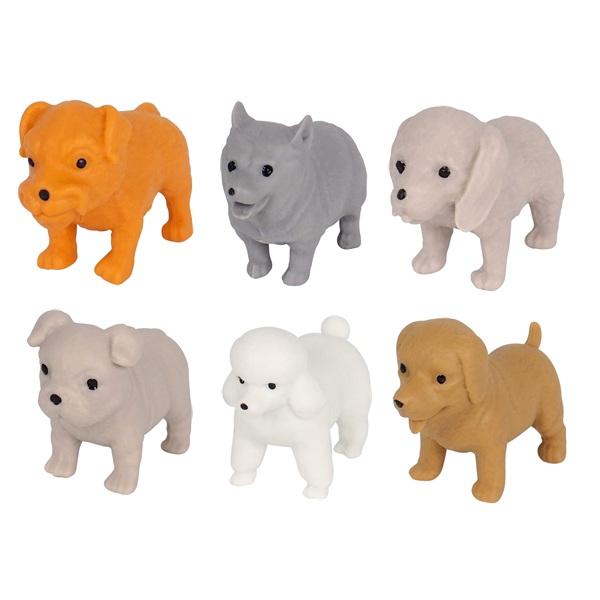 【商品名】やわらかわんちゃん【50個】【商品サイズ】本体サイズ：H35×W20×D44mm【色】6種アソート。色・柄の指定は出来ません。【注意事項】こちらの商品は業務用商材の為、不良品が出たとしても返品・交換・返金は一切出来ません。