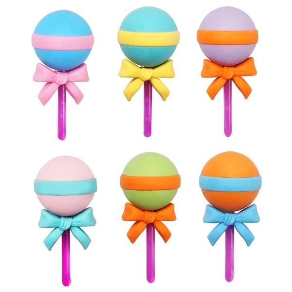 ポップキャンディ消しゴム 24個セット 景品 子供 子供会 お祭り 縁日