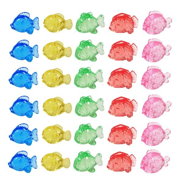 キラキラクリスタルフィッシュ 100個 景品 玩具 縁日 お祭り 景品玩具