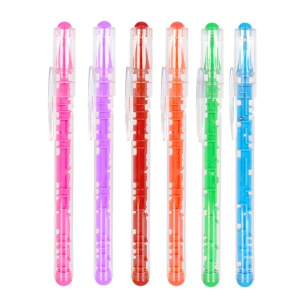 カラフル迷路器ボールペン 30個セット　景品 玩具 おもちゃ 縁日 お祭り イベント ランチ景品 文具 お子様ランチ ボールペン 文房具 ペン 販促品 文具