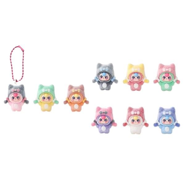 【商品名】きぐるみぷんぷんキャットBC【25個セット】【商品サイズ】個包装あり。本体サイズ：約H45×W30×D25mm(種類により異なります)【色】9種アソート。色の指定は出来ません。【注意事項】こちらの商品は業務用商材の為、不良品が出た...