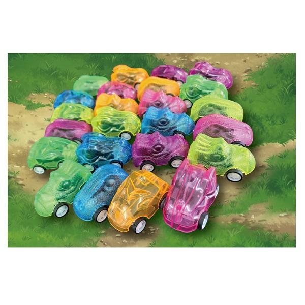 恐竜フェイスモデルプルバックカー 50個セット 景品 子供 子供会 車