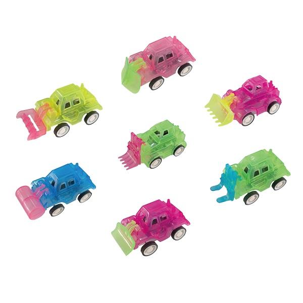 カラフル働くプルバックカークリアタイプ 50個セット 景品 子供 子供会