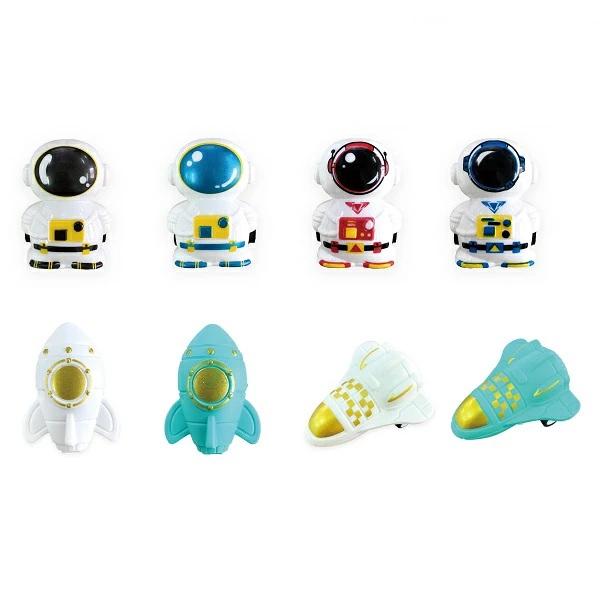 【商品名】スペーストラベルプルバックカー【50個セット】【商品サイズ】本体サイズ：H47xW34mm【色】8種アソート。色の指定は出来ません。【注意事項】こちらの商品は業務用商材の為、不良品が出たとしても返品・交換・返金は一切出来ません。