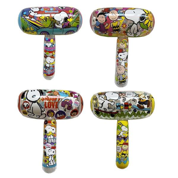 スヌーピービニールハンマーM 12個セット ビニール玩具 空気ビニール