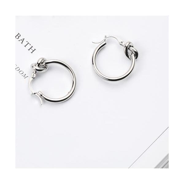 ピアス アクセサリー ノットピアス リング レディース 小振り オシャレ シルバー 韓国で大人気 Buyee Buyee 日本の通販商品 オークションの代理入札 代理購入